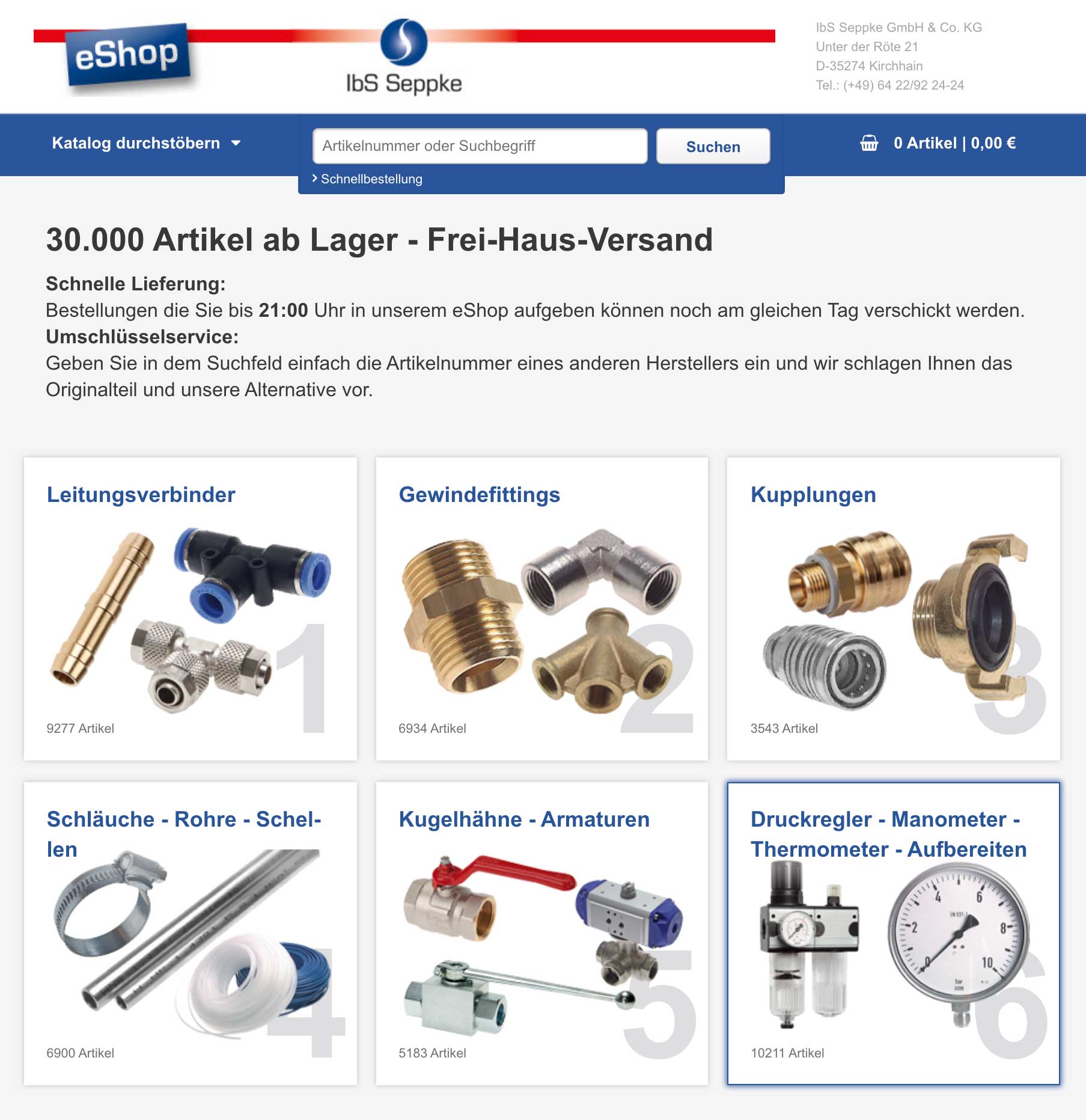 IbS Seppke Online Shop